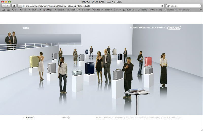 Rimowa Website 2