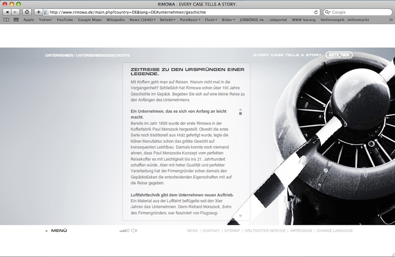 Rimowa Website 3