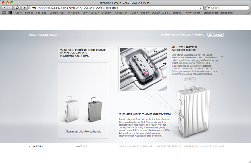 Rimowa Website 4