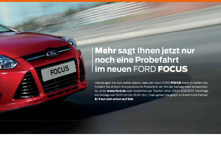 Ford Focus Launch-Mailing 6